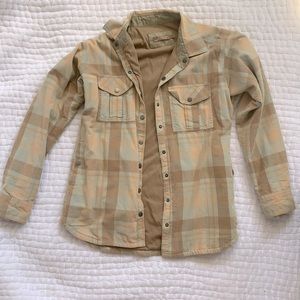 Prana Flannel Button Up Jacket